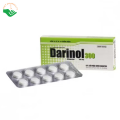 Viên nén Darinol 300mg trị gout, tăng acid uric (2 vỉ x 10 viên)