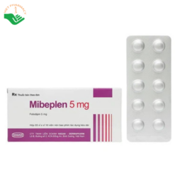 Viên nén Mibeplen 5mg Hasan điều trị tăng huyết áp (3 vỉ x 10 viên)