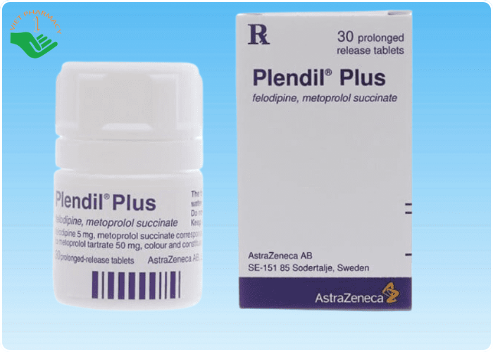 Viên nén Plendil Plus AstraZeneca điều trị tăng huyết áp (30 viên)