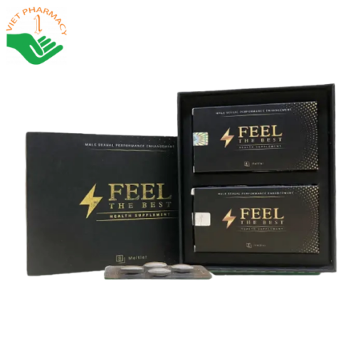 Viên ngậm tăng cường sinh lý nam Feel The Best (2 vỉ x 4 viên)
