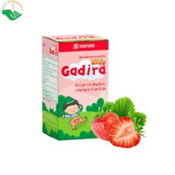 Viên nhai Gadira Kids hỗ trợ làm giảm triệu chứng đầy hơi cho bé