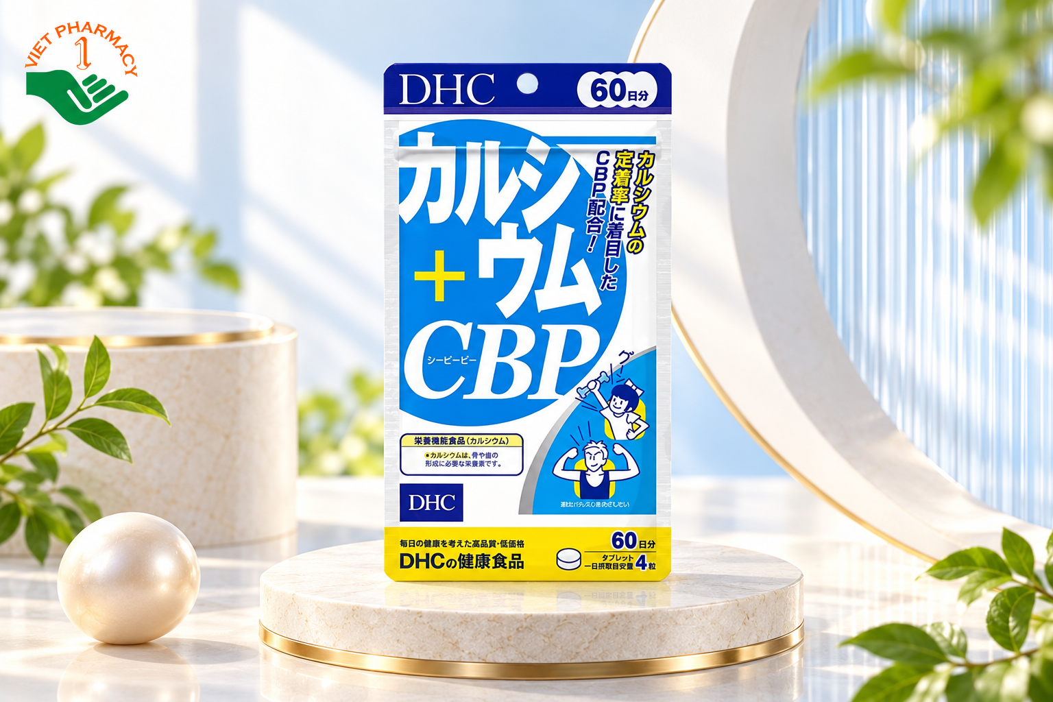 Viên uống bổ sung canxi DHC Calcium + CBP