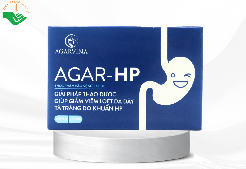 Viên uống hỗ trợ điều trị viêm loét dạ dày tá tràng AGAR - HP