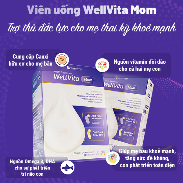 Viên uống bổ bầu WellVita Mom