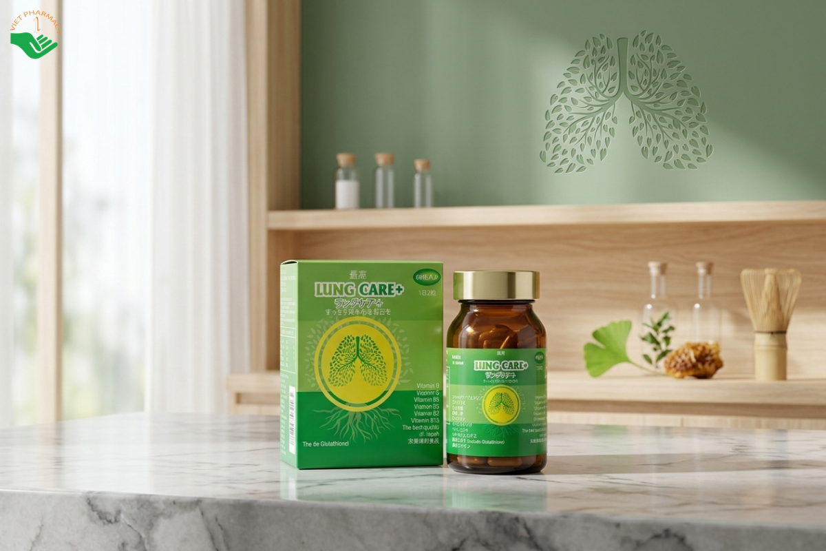 Viên uống bổ phổi của Nhật Lung Care+ Jpanwell