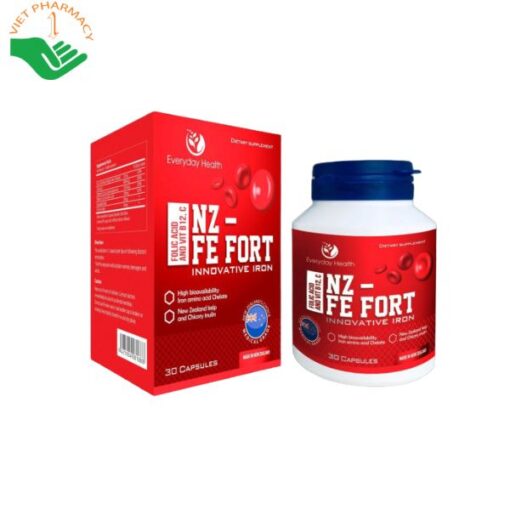 Viên uống bổ sung sắt NZ-FE FORT 30 viên