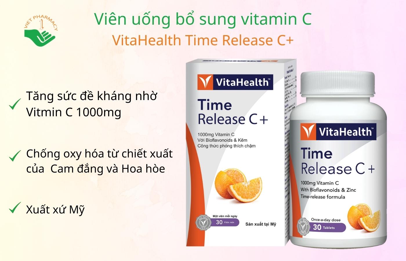 vien-uong-bo-sung-vitamin-c-vita-health-time-release-c-4 Thực phẩm bảo vệ sức khỏe Vita Health Time Release C+