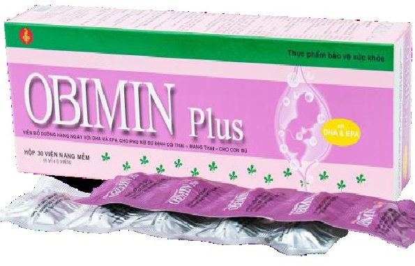 Viên uống bổ sung vitamin cho bà bầu Obimin Plus