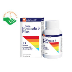 Viên uống bổ sung vitamin khoáng chất Vitahealth Supa Formula 3 Plus