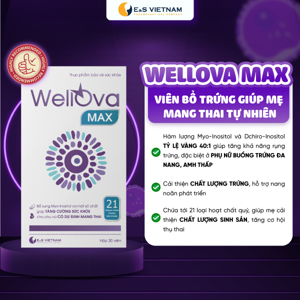 Viên bổ trứng WellOva Max