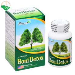 Viên uống BoniDetox Botania chống oxy hóa, hỗ trợ bảo vệ phổi (30 viên)