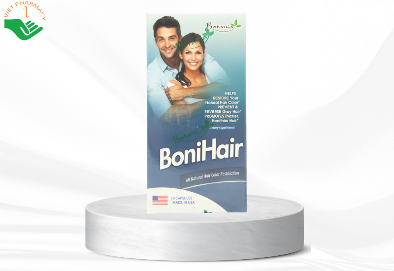 Viên uống BoniHair Botania bổ sung các chất nuôi dưỡng tóc (60 viên)