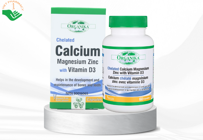 Canxi D3 ORGANIKA Calcium Magnesium Zinc D3