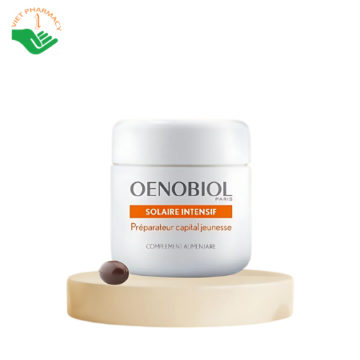 Viên uống chống nắng nội sinh trẻ hoá da Oenobiol Solaire Intensif Capital Jeunesse