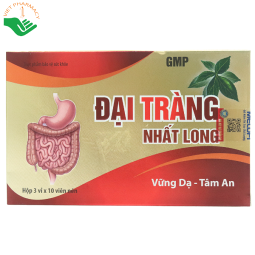 Viên uống Đại Tràng Nhất Long giảm viêm đại tràng, tăng cường hệ tiêu hóa (3 vỉ x 10 viên nén)