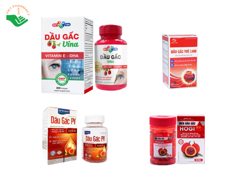 7 sản phẩm viên uống dầu gấc chất lượng