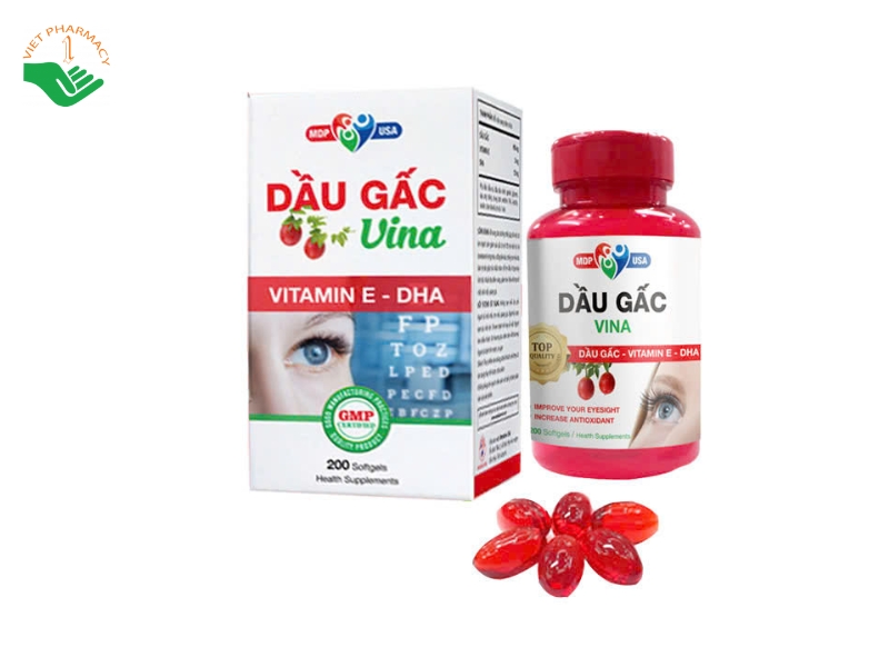 Viên uống dầu gấc Vina