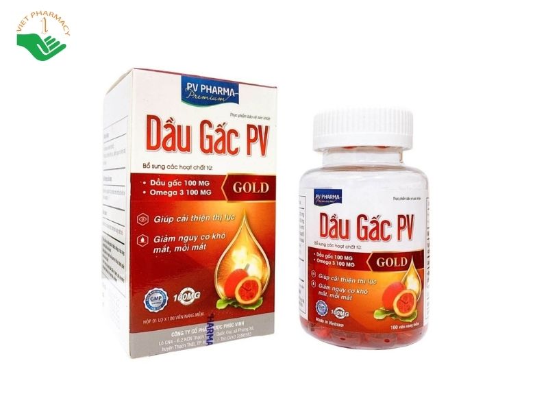 Viên dầu gấc PV