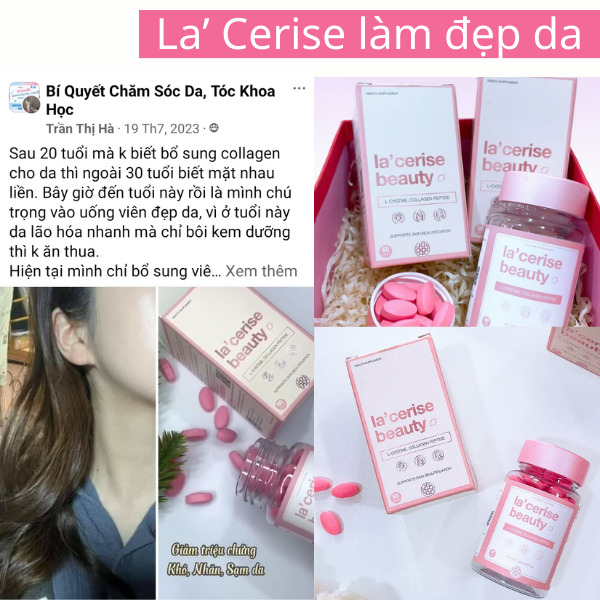 Hiệu quả của viên uống đẹp da La’ Cerise