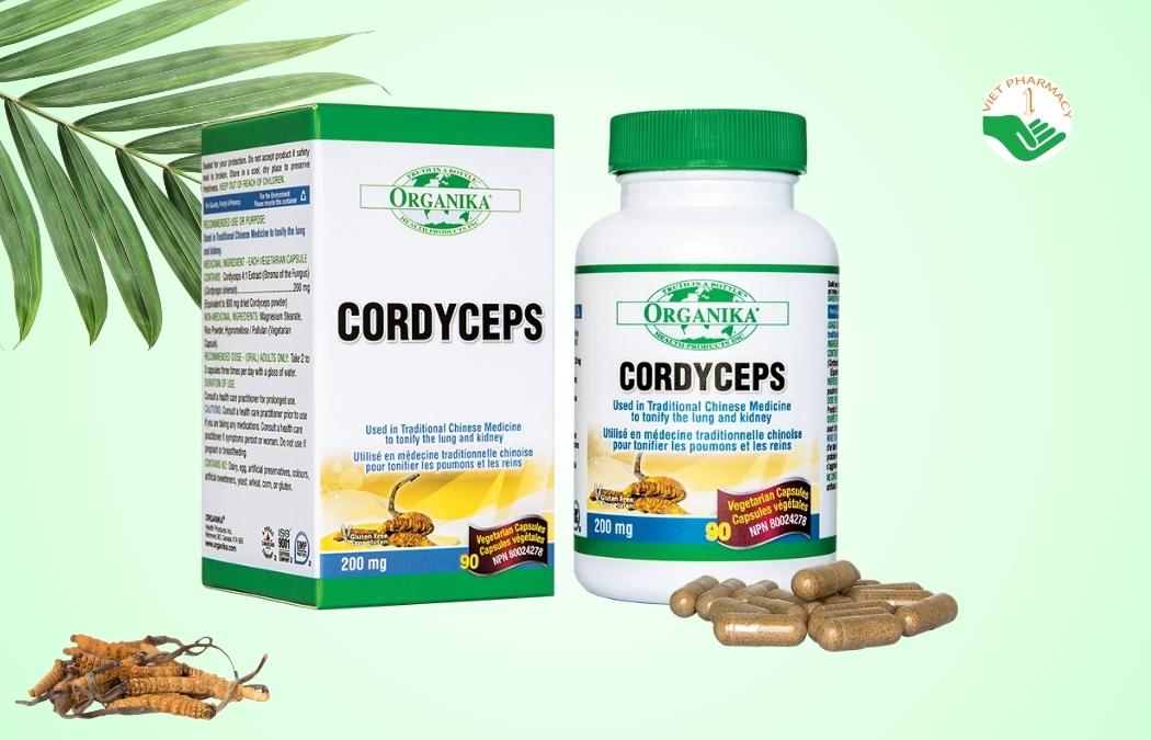 Viên uống đông trùng hạ thảo Organika Cordyceps