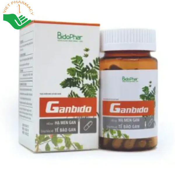 Viên uống Ganbido+ Bình Đông bảo vệ tế bào gan, hạ men gan