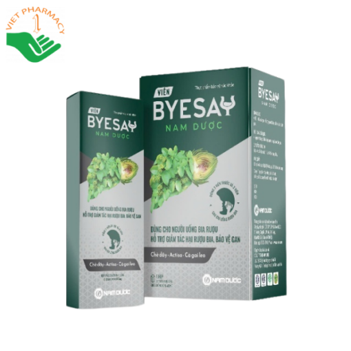 Viên uống giải rượu giải độc hỗ trợ bảo vệ gan Nam Dược Bye Say (Hộp 6 viên)