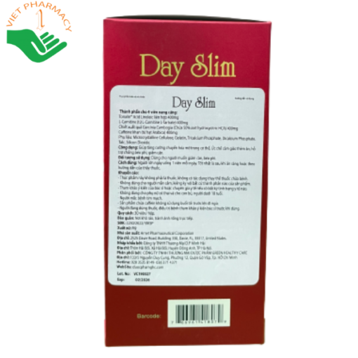 Viên uống giảm cân Day Slim