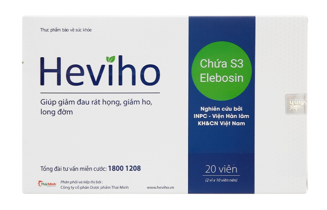 Viên uống giảm ho, long đờm Heviho