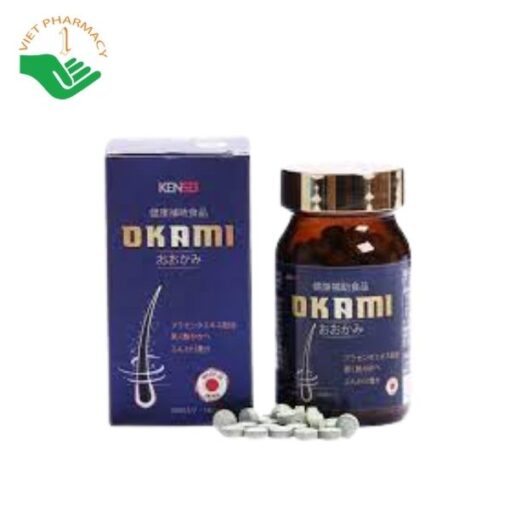 Viên uống giúp tóc chắc khỏe Okami 180 viên