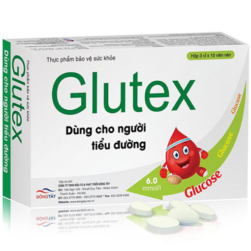 Glutex (Hộp 30 viên) - Hỗ trợ chuyển hóa, hạ đường huyết