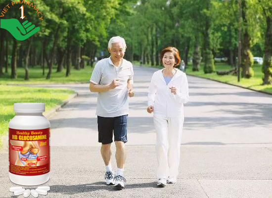 Viên uống HB Glucosamine 3 in 1 hỗ trợ phục hồi xương khớp.