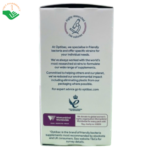 Viên uống hỗ trợ bổ sung lợi khuẩn cho nữ giới Optibac For Women (14 viên)