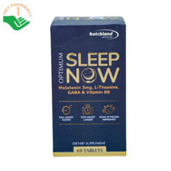 Viên uống hỗ trợ cải thiện chất lượng giấc ngủ Hotchland Sleep Now 60 viên