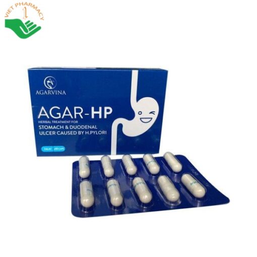 Viên uống hỗ trợ điều trị viêm loét dạ dày tá tràng AGAR - HP
