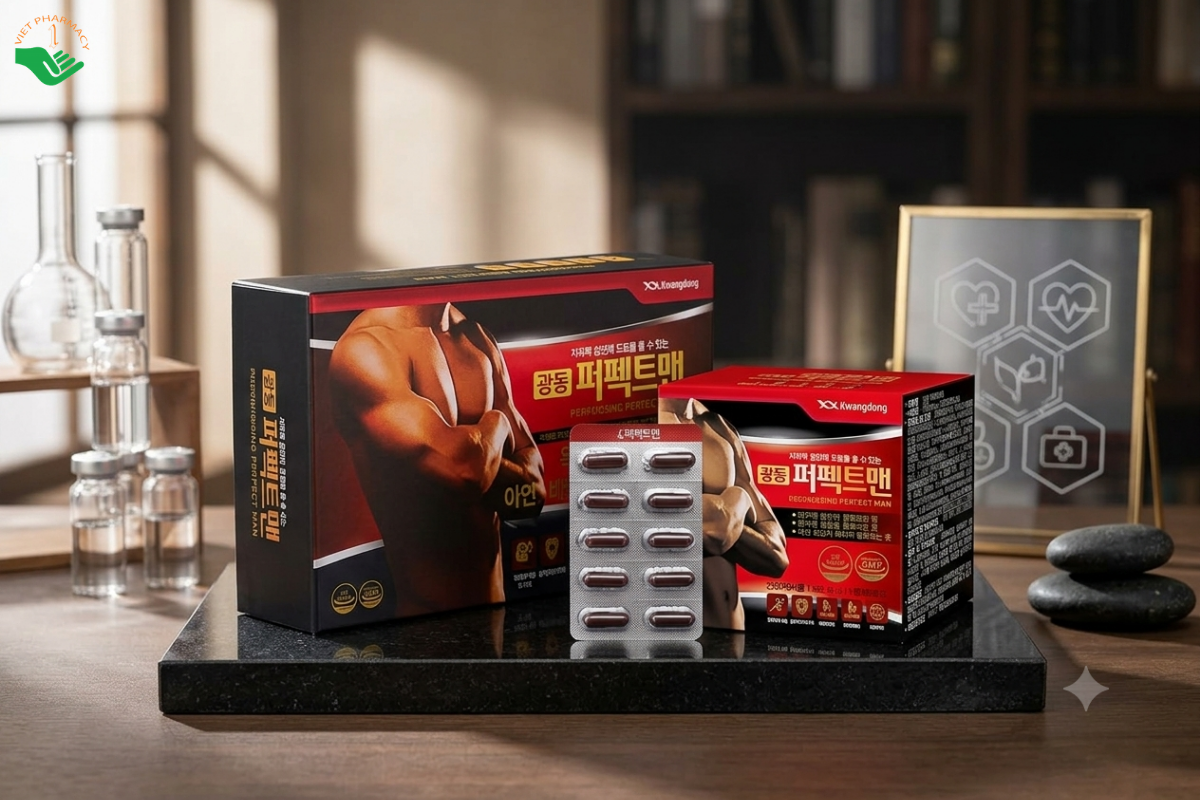 Viên uống hỗ trợ sinh lý nam Hàn Quốc Kwang Perfect Man