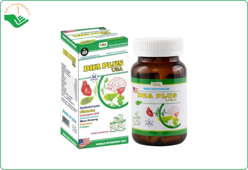 Viên uống hoạt huyết dưỡng não DHA Plus USA