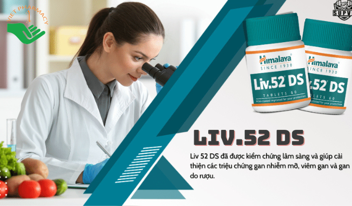Viên uống Liv 52 DS thanh lọc, giải độc gan (60 viên)