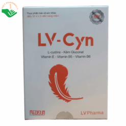Viên uống LV-CYN hỗ trợ làm đẹp da, móng, tóc (12 vỉ x 5 viên)