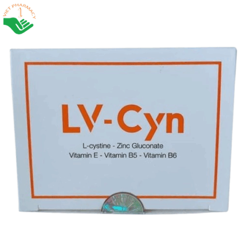 Viên uống LV-CYN hỗ trợ làm đẹp da, móng, tóc (12 vỉ x 5 viên)