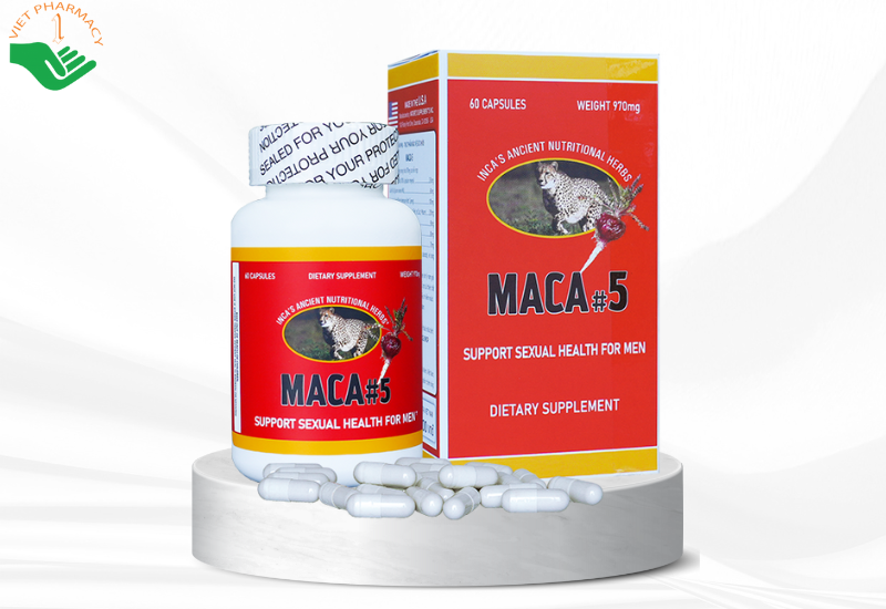 Viên uống tăng cường sinh lý nam Maca #5 Health Elixir