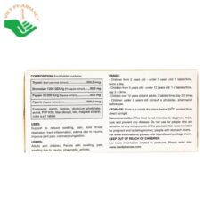 Viên uống Medizym 90 giảm các triệu chứng do viêm