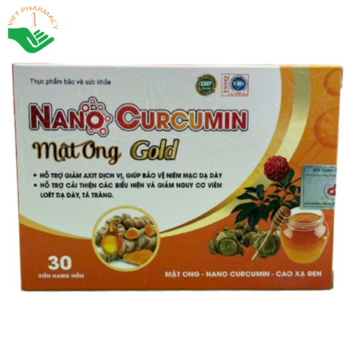Viên uống Nano Curcumin mật ong Gold