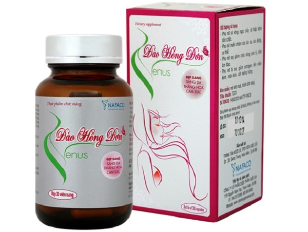 Viên uống nở ngực Đào Hồng Đơn Venus