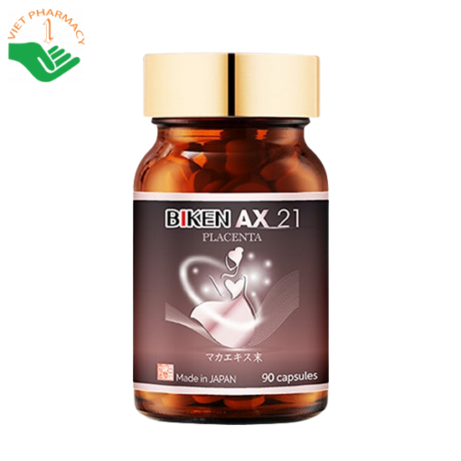 Viên uống nội tiết tố Biken AX 21 Placenta 90 viên