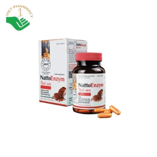 Viên uống phòng chống đột quỵ DHG Pharma NattoEnzym Red Rice