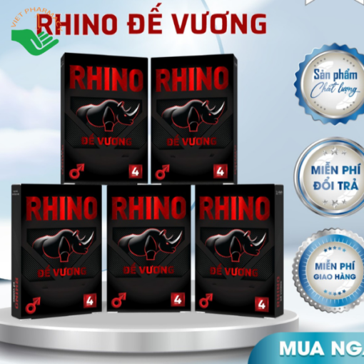 Viên uống Rhino Đế Vương vỉ 4 viên