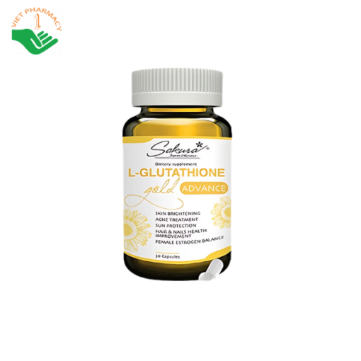 Viên uống SAKURA L-GLUTATHIONE GOLD ADVANCE
