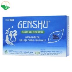 Thuốc Genshu Sagopha hỗ trợ điều trị rối loạn cương, yếu sinh lý (3 vỉ x 10 viên)