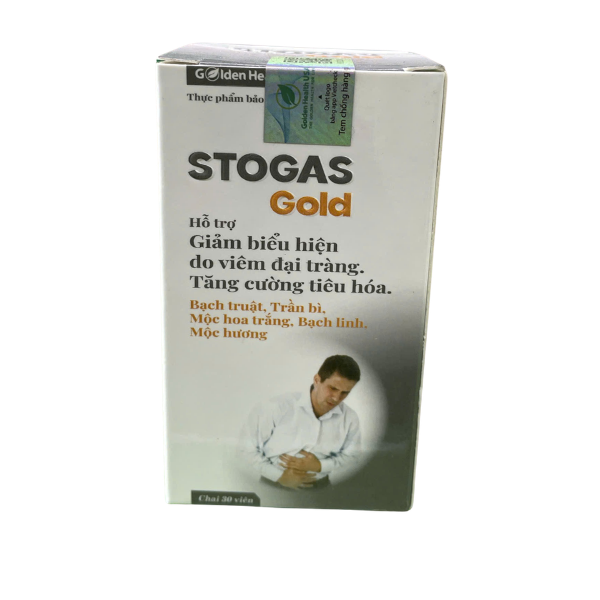 Viên uống Stogas Gold hỗ trợ tăng cường tiêu hóa, hỗ trợ giảm biểu hiện đau bụng