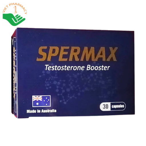 Viên uống tăng cường sinh lý Spermax Testosterone Booster 30 viên
